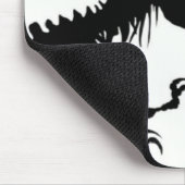 Weihnachts T-Rex Mousepad (Ecke)