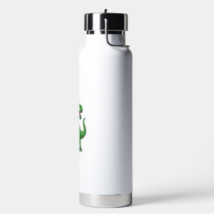 Weihnachts-T-Rex trägt Weihnachtsbaum Trinkflasche
