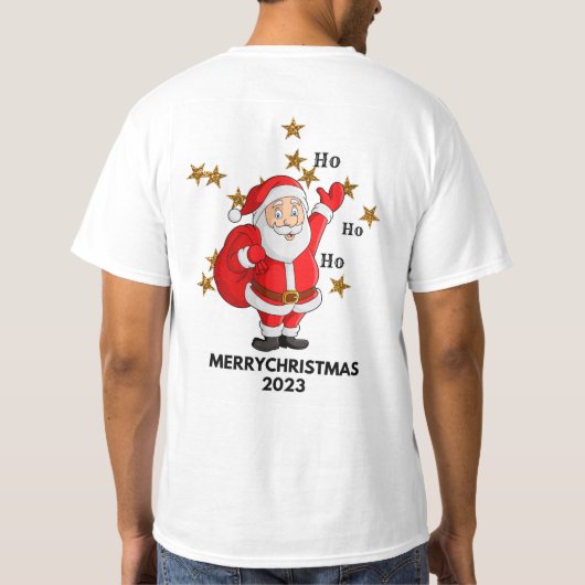 Weihnachts-T-Shirt 2023 T-Shirt (Rückseite)