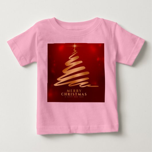 Weihnachts-T-Shirt Baby T-shirt (Vorderseite)