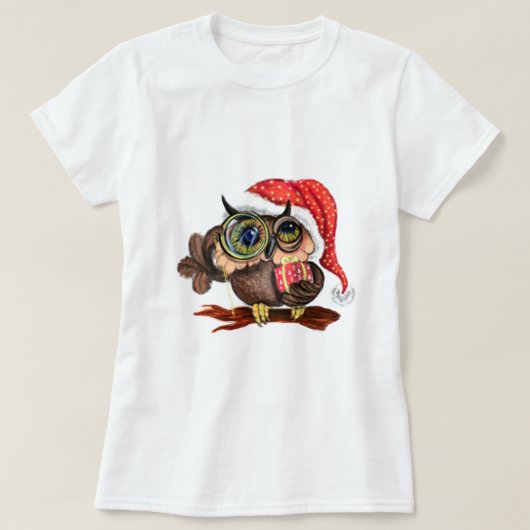 Weihnachts T - Shirt Babyschale mit Geschenk (Design vorne)