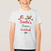 Weihnachts-T - Shirt der Junior Assistant Kids (Vorderseite)