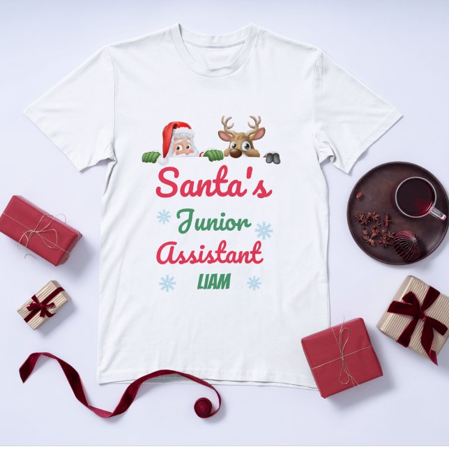 Weihnachts-T - Shirt der Junior Assistant Kids (Von Creator hochgeladen)