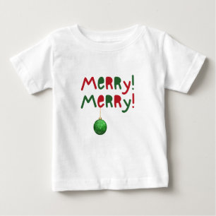 Weihnachts-T-Shirt für Kleinkinder mit süßem Spruc Baby T-shirt