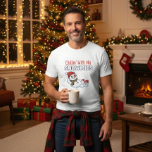 Weihnachts-T-Shirt für Männer | Schneemann-Feierta