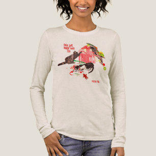 Weihnachts-T-Shirt Katzen wollen nur Spaß haben K Tri-Blend Shirt