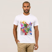 Weihnachts-T - Shirt mit Gnome-Party (Vorne ganz)
