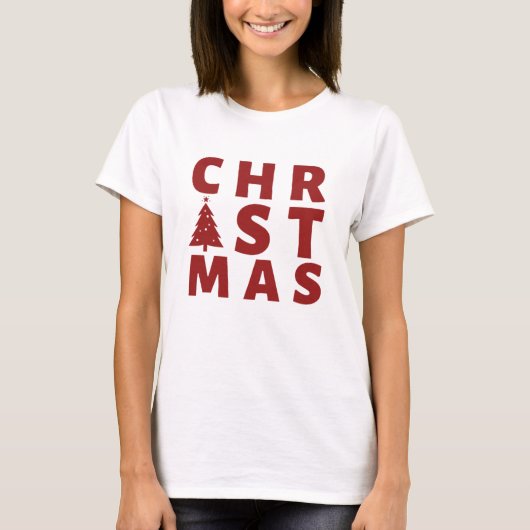 Weihnachts-T-Shirt T-Shirt (Vorderseite)