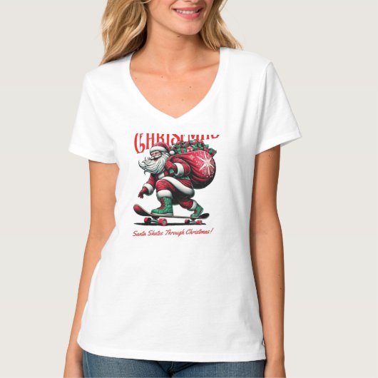 Weihnachts-T-Shirt T-Shirt (Vorderseite)