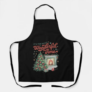 Weihnachts-T-Shirts Die wunderbarste Zeit Vintage  Schürze