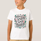 Weihnachts-T-Shirts | Offiziell Candy Cane Diief T-Shirt (Vorderseite)