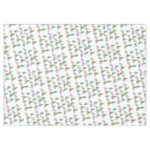 Weihnachts-Tablett, Snowman White Tablecloth Tischdecke (Vorderseite (Horizontal))