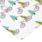 Weihnachts-Tablett, Snowman White Tablecloth Tischdecke (Schrägansicht)