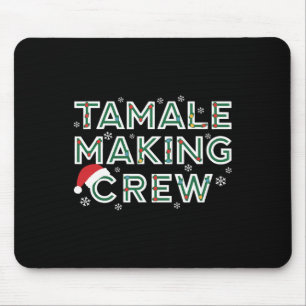 Weihnachts-Tamale-Herstellungs-Crew Mexikanisches  Mousepad