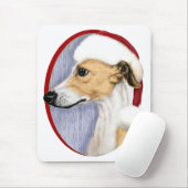 Weihnachts-Tan & White Weihnachtsmann Mousepad (Mit Mouse)
