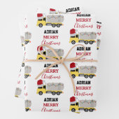 Weihnachts-Tanker LKW Geschenkpapier Set (Beispiel)