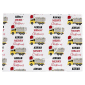 Weihnachts-Tanker LKW Große Geschenktüte (Rückseite)