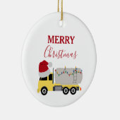 Weihnachts-Tanker LKW Keramik Ornament (Rechts)