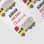 Weihnachts-Tanker LKW Seidenpapier (Ausschnitt)