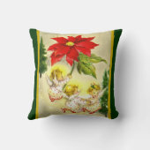 Weihnachts-Tanz Baby Angels Kissen (Rückseite)