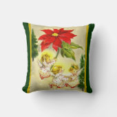 Weihnachts-Tanz Baby Angels Kissen (Vorderseite)