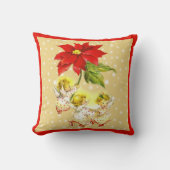 Weihnachts-Tanz Baby Angels Kissen (Vorderseite)