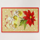 Weihnachts-Tanz Baby Angels Kissen Puzzle (Horizontal)