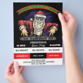 Weihnachts-Tanz-Party Flyer (Hand)