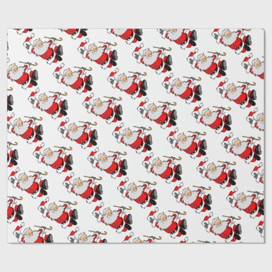 Weihnachts tanzen geschenkpapier (Flach)