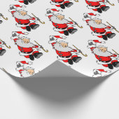 Weihnachts tanzen geschenkpapier (Ecke)