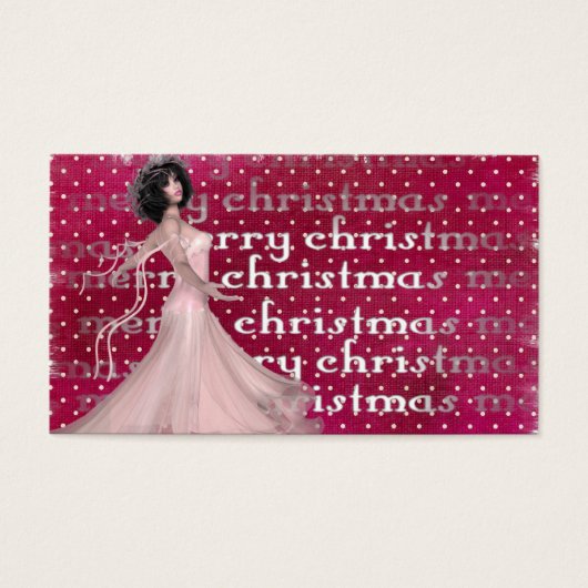 Weihnachts-Tänzer - Weihnachtsgeschenk-Tags (Vorderseite)