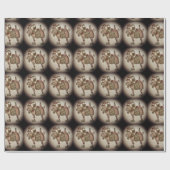 Weihnachts-Tanzpapier Geschenkpapier (Flach)