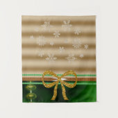 Weihnachts-Tapeten Wandteppich (Vorderseite)