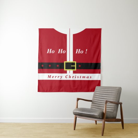 Weihnachts-Tapisserie mit dem Weihnachtsmann - Spa Wandteppich (Beispiel (Horizontal))