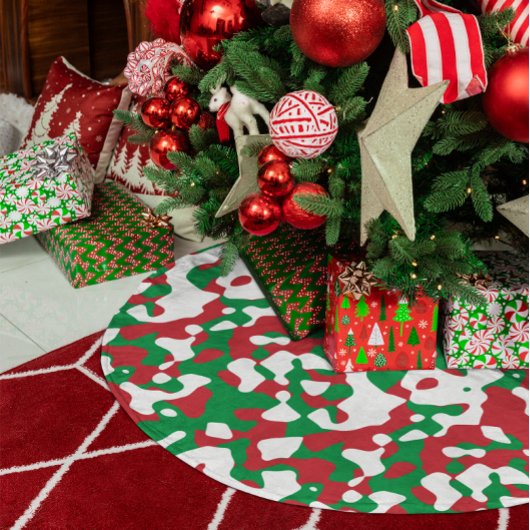 Weihnachts-Tarnung Polyester Weihnachtsbaumdecke