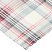 Weihnachts-Tartan-Blumendesign Serie #24 Tischdecke (Schrägansicht)