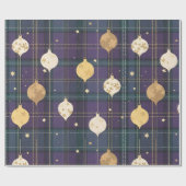 Weihnachts-Tartan Geschenkpapier (Flach)