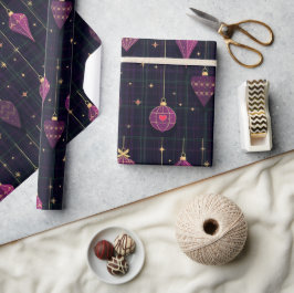 Weihnachts-Tartan Geschenkpapier