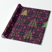 Weihnachts-Tartan Geschenkpapier (Ungerollt)