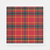 Weihnachts-Tartan Kariert Serviette (Vorderseite)