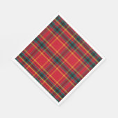 Weihnachts-Tartan Kariert Serviette (Ecke)