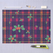 Weihnachts-Tartan Seidenpapier (Handwerk)