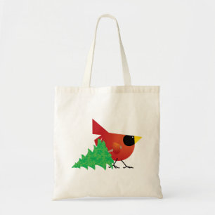 Weihnachts-Tasche mit Rotem Kardinal und Weihnacht Tragetasche