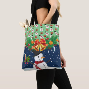 Weihnachts-Taschentücher für Frauen, Schneemann Tasche
