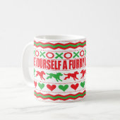 Weihnachts-Tasse 11 oz. "Best Dog Christmas Tasse" Kaffeetasse (Vorderseite Links)