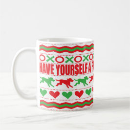 Weihnachts-Tasse 11 oz. "Best Dog Christmas Tasse" Kaffeetasse