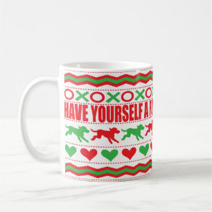 Weihnachts-Tasse 11 oz. "Best Dog Christmas Tasse" Kaffeetasse