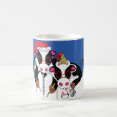 Weihnachts-Tasse 11 oz. "Happy Moo Year" Kaffeetasse (Mittel)