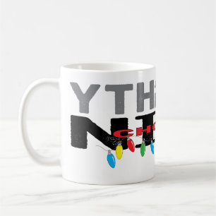 Weihnachts-Tasse 11 oz. "Naughty select Nice" Kaffeetasse