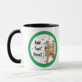Weihnachts-Tasse 11 oz. Reindeer personalisieren Tasse (Links)